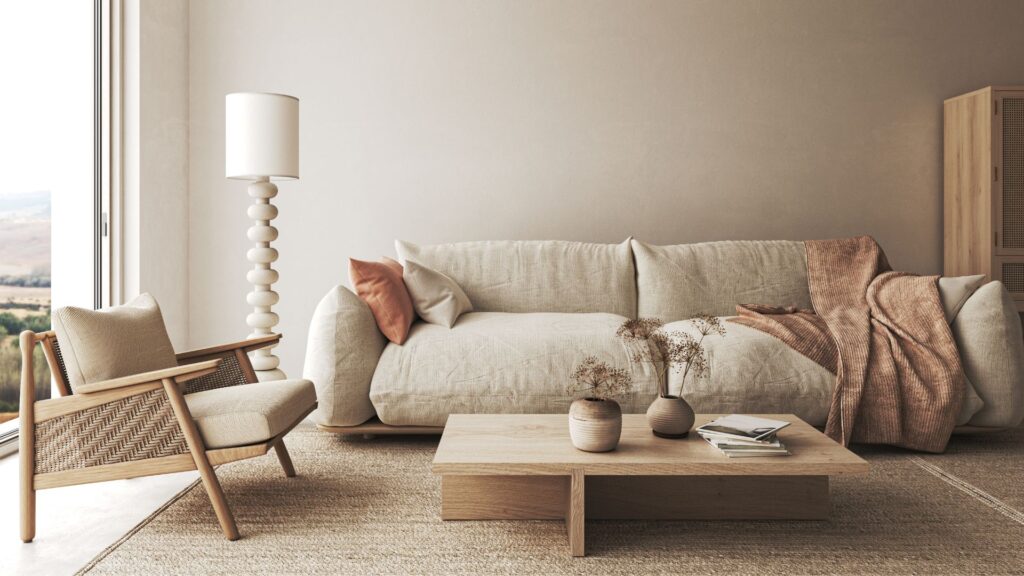 Layer in Natural Wooden Elements