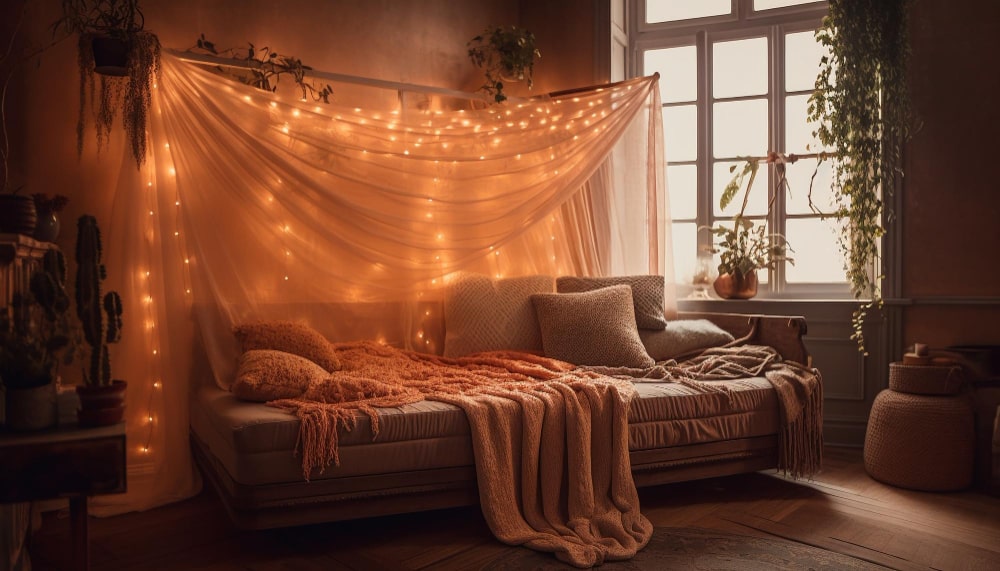 Bespoke Illuminated Bedroom Retreat: Personalized Elegance