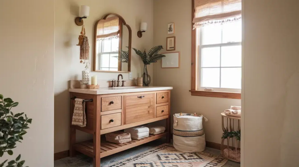  Boho Chic Vanity: Warm and Inviting