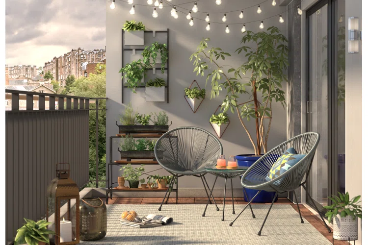 Contemporary Reading Nook: Indoor-Outdoor Harmony
