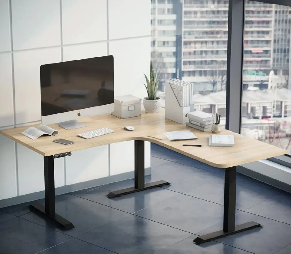 Corner Desk Setup