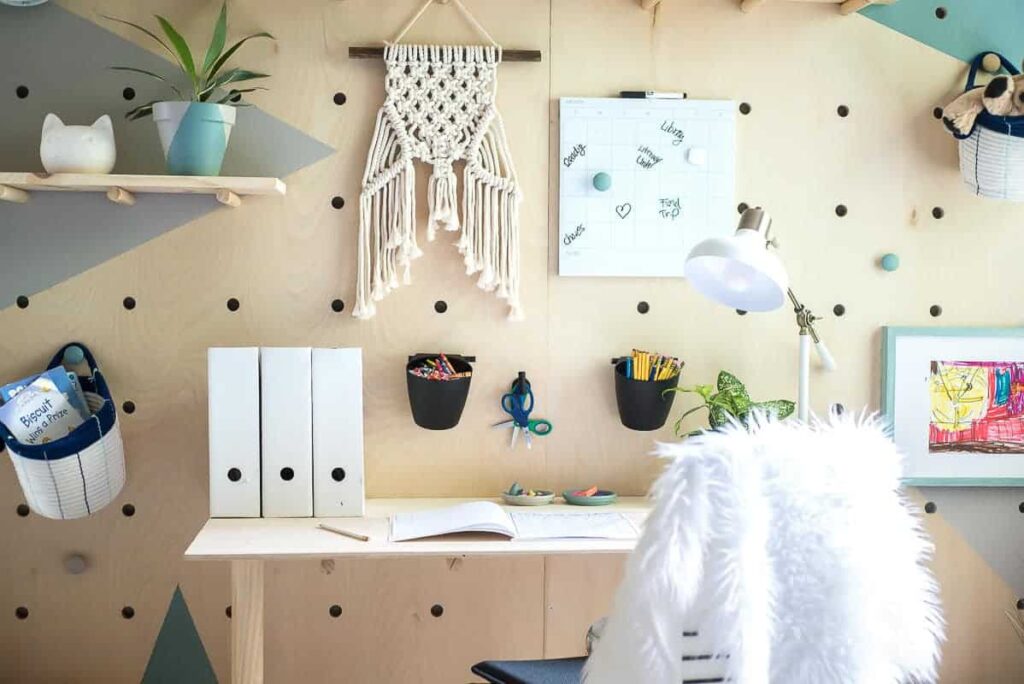DIY Pegboard Wall