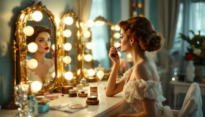 Hollywood Glam Station: Vintage Meets Modern