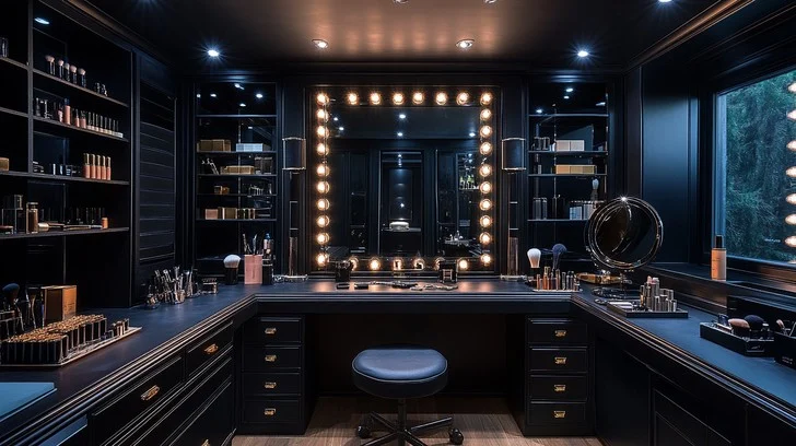 Illuminated Beauty Sanctuary: A Luxurious Glow