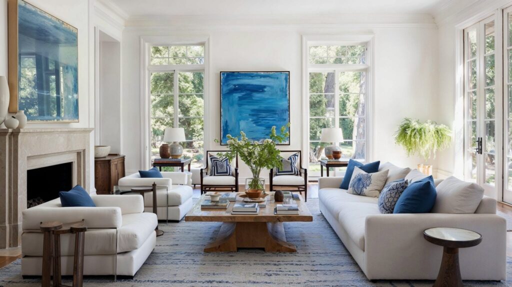 Layered Blue Tones