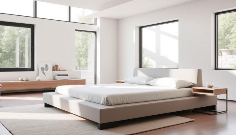 Low Platform Bed for Grounded Serenity