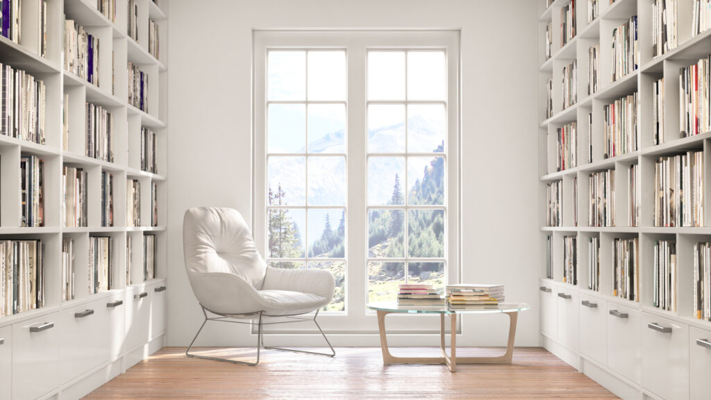 Minimalist Design library ideas