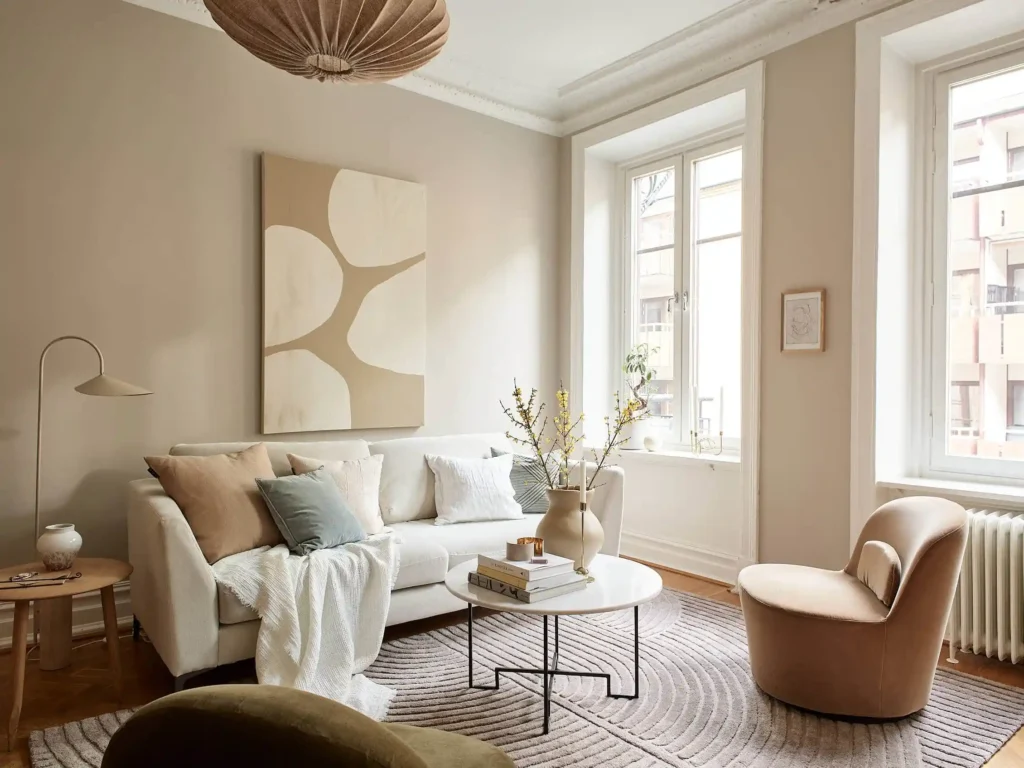 Play with Shades of White and Beige