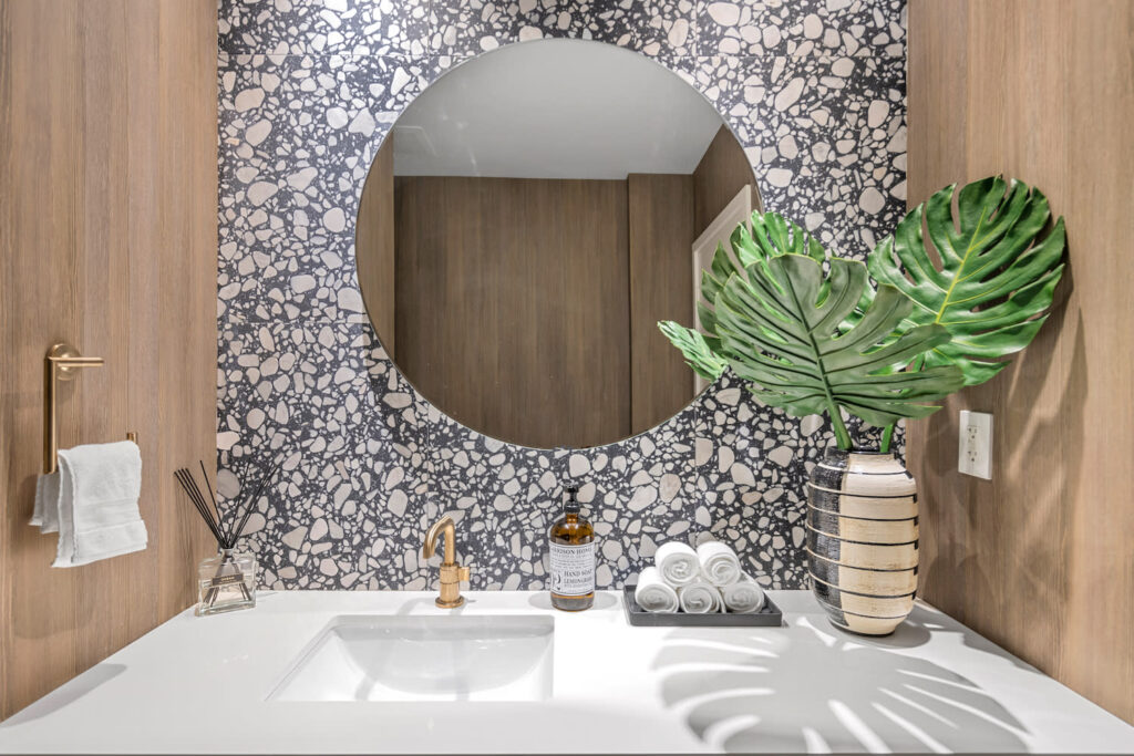 Terrazzo Chic Powder Room