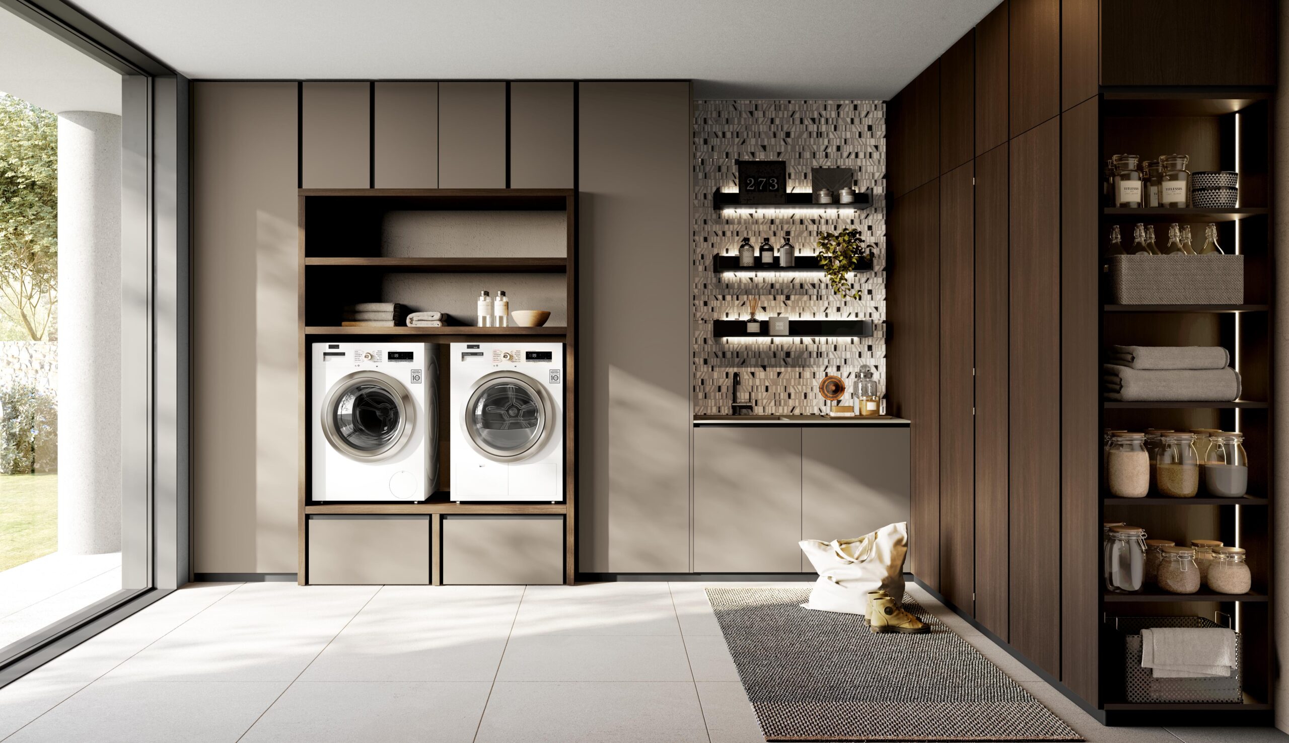The Integrated Laundry Oasis: A Complete Functional Design