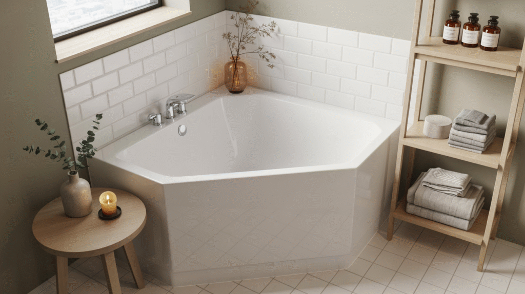 Compact Corner Tub