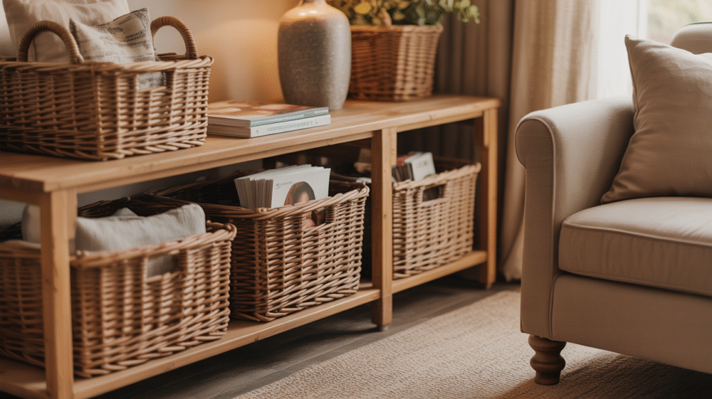 Wicker Basket Storage