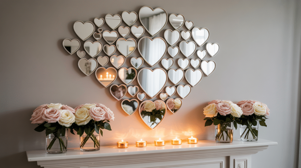 Heart Mirror Accents