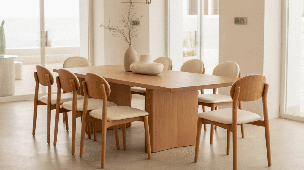 Light Oak Dining Set