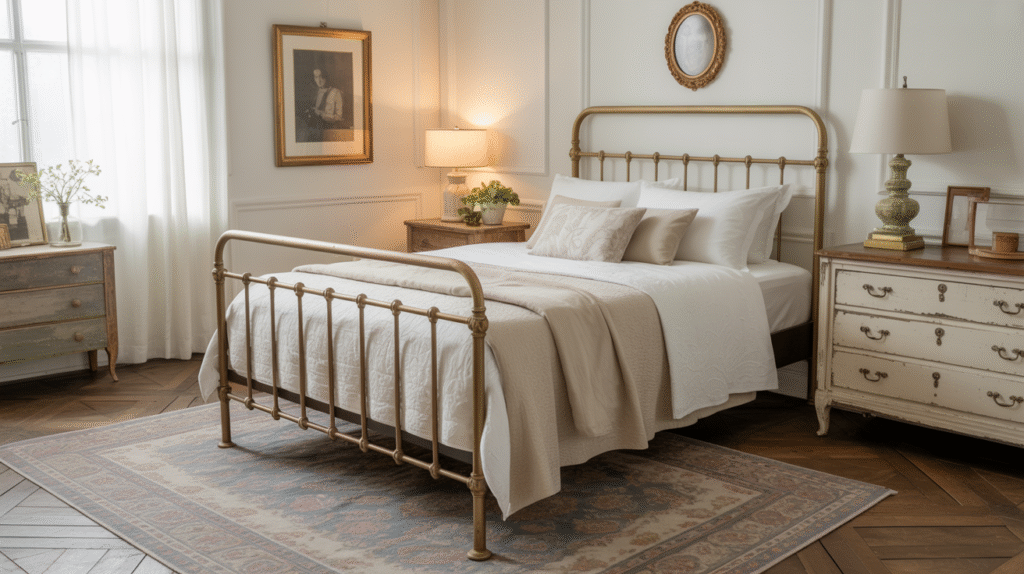  Antique Brass Bed Frame
