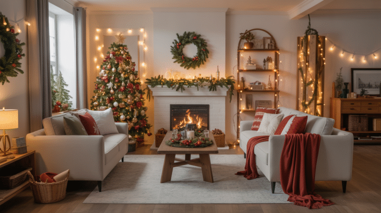 20 Holiday Living Room Ideas to Spark Festive Cheer