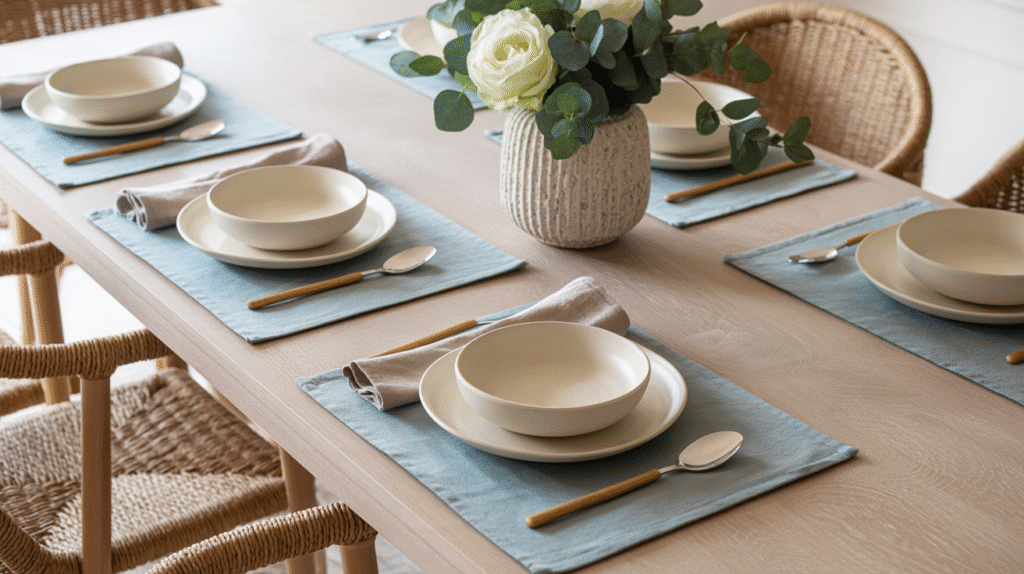 Stonewashed Blue Placemats