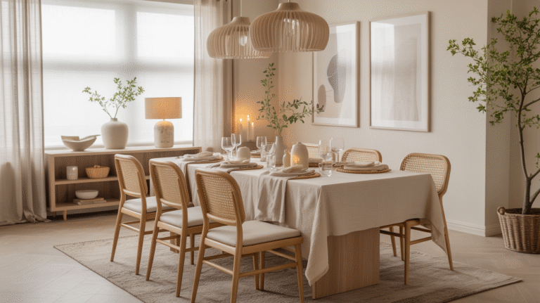 24 Neutral Dining Room Ideas to Create a Calm and Chic Atmosphere