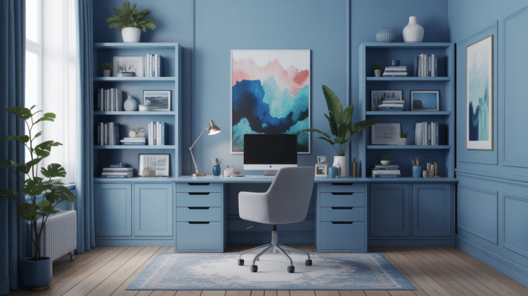 25 Blue Home Office Ideas That Inspire Focus and Creativity