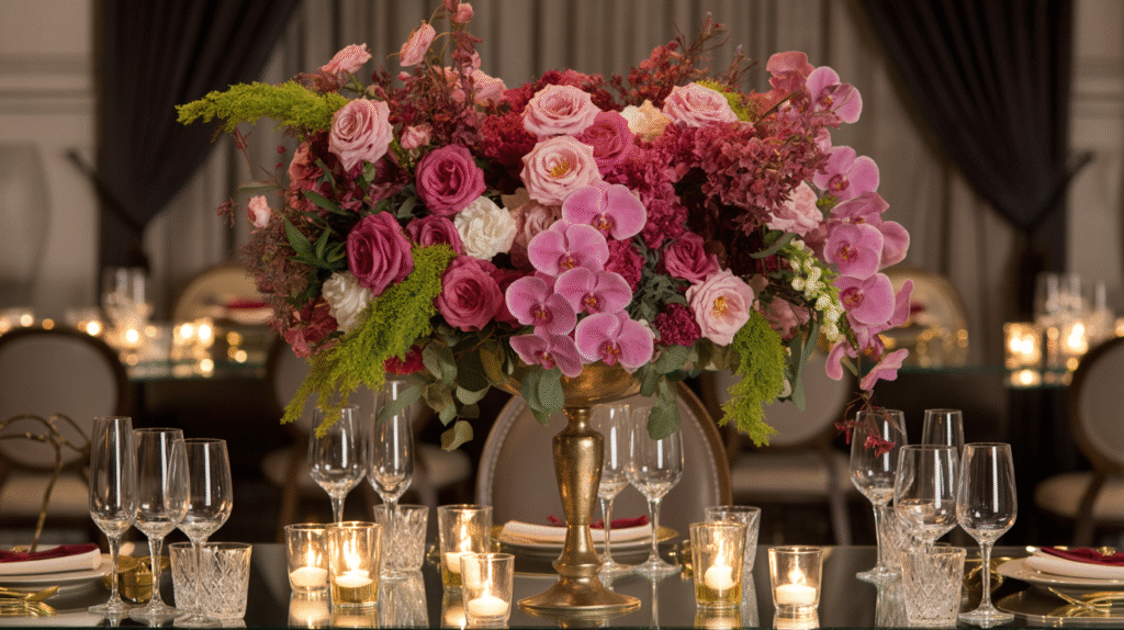 Dramatic Floral Centerpieces