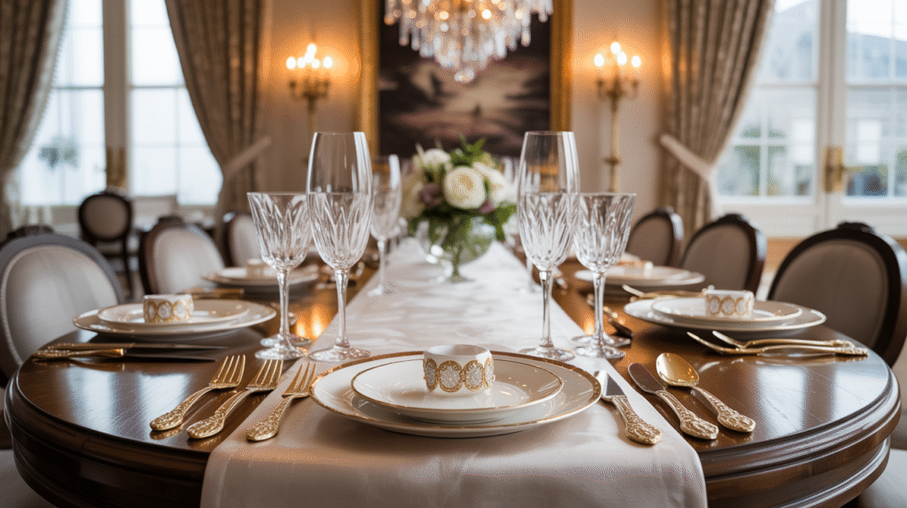 Elegant Table Runners & Napkin Rings