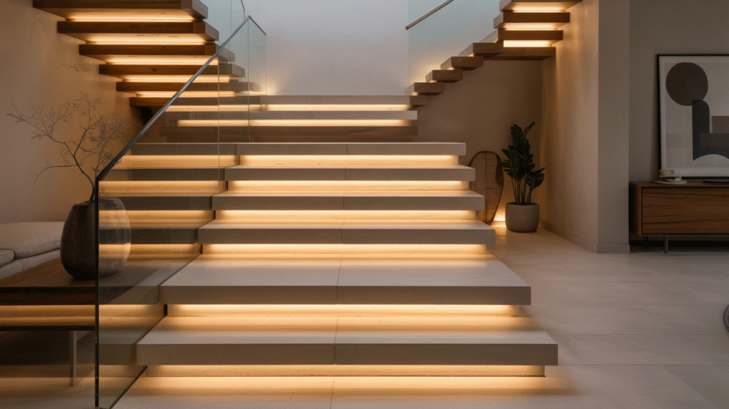 Ambient Glow Staircase
