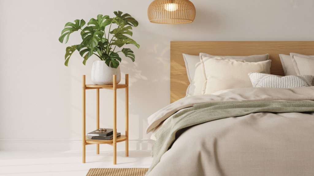 Bamboo Plant Stand