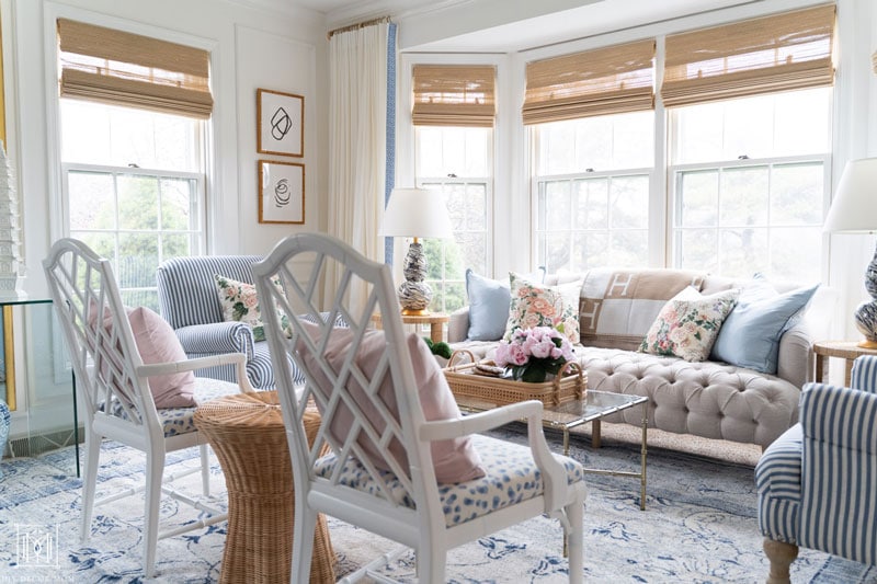 Bamboo Roman Blinds
