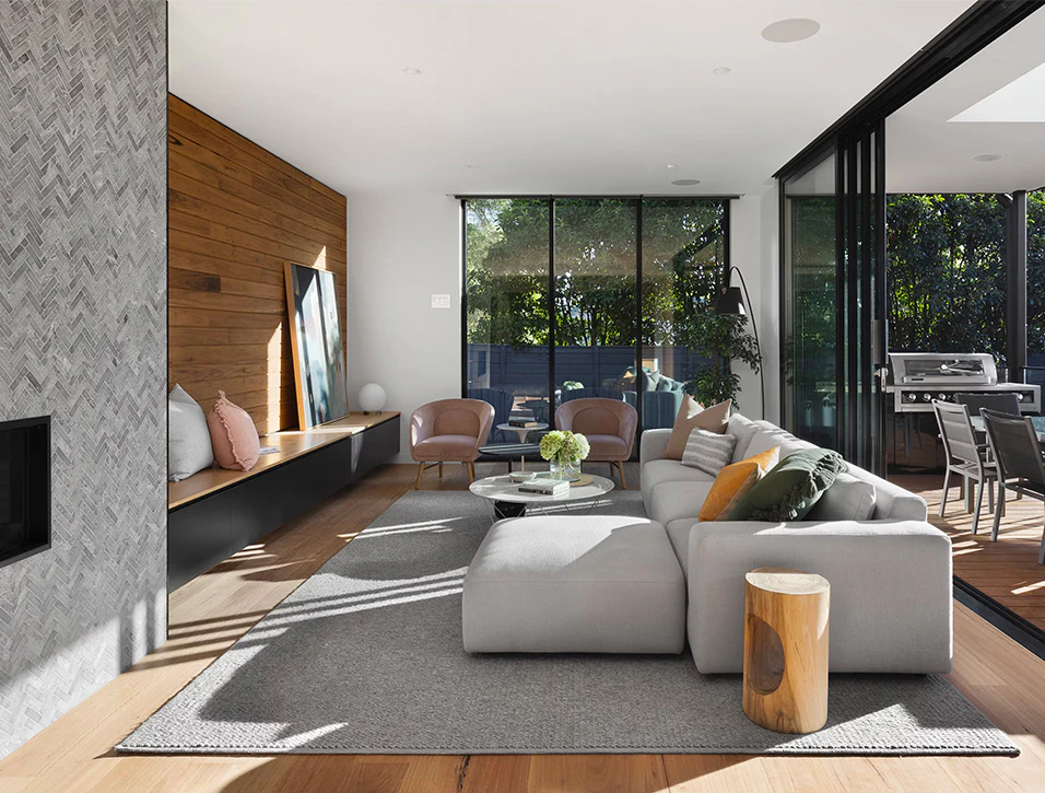 Blend Natural Materials with Modern Finishes