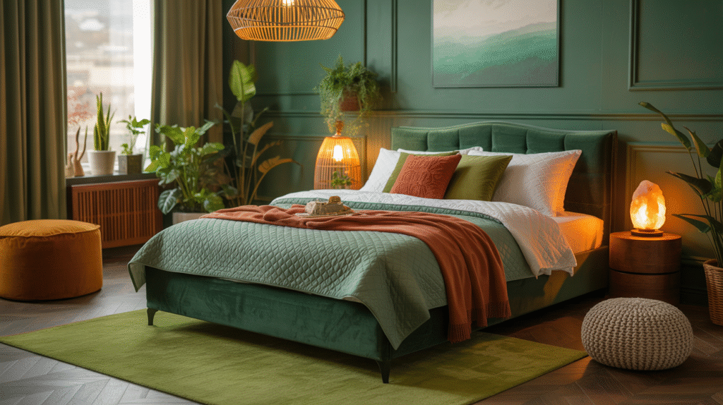  Emerald Green Bed Frame