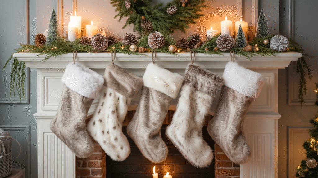 Faux Fur Stockings