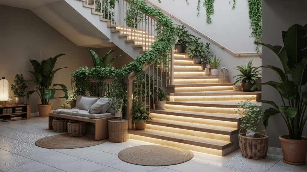 Illuminated Botanical Ascent