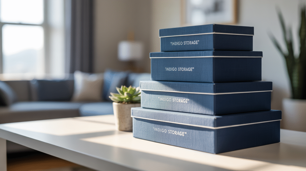 Indigo Storage Boxes
