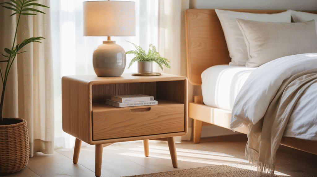 Minimalist Wood Nightstand