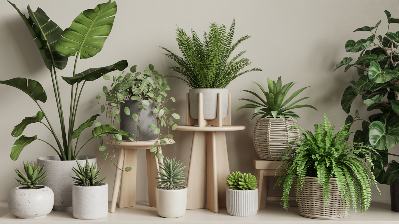 Mix Plant Sizes and Textures