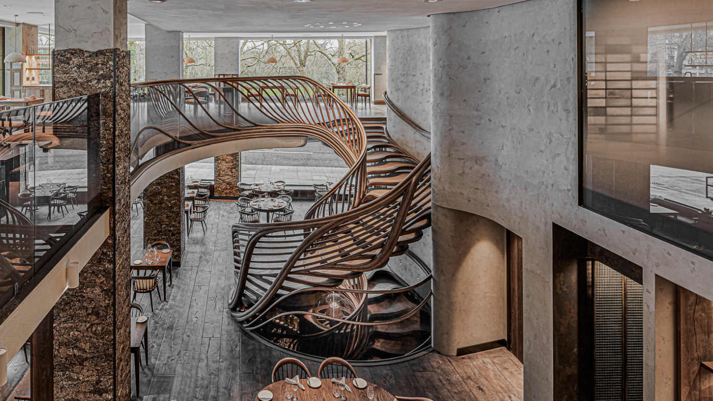 Modern Organic Staircase