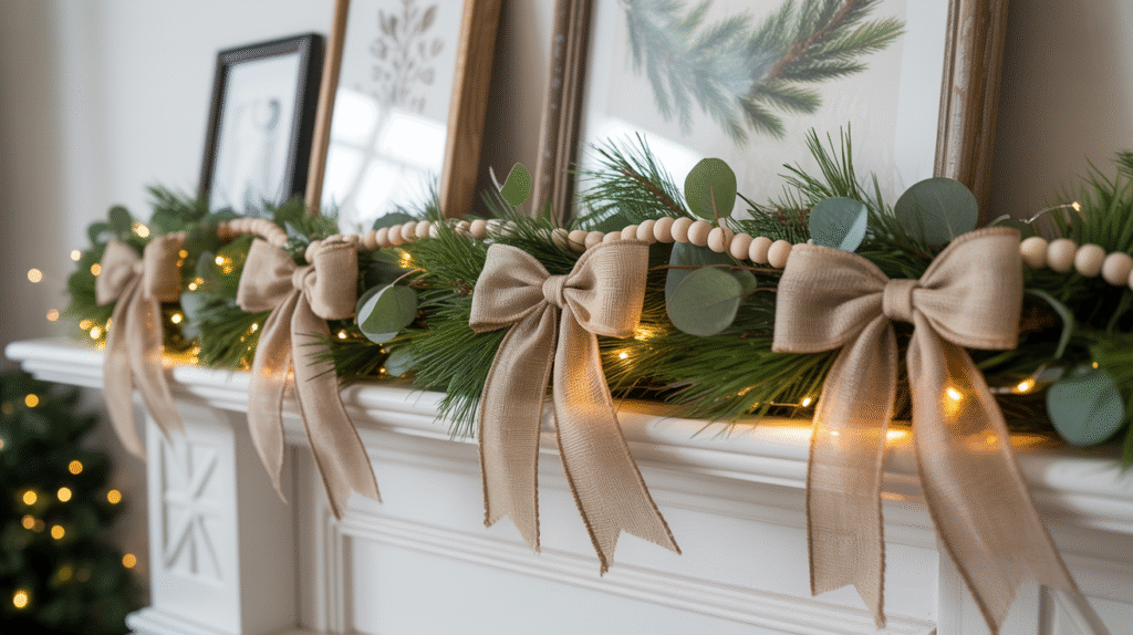 Natural Burlap Bows: Adding Rustic Sophistication