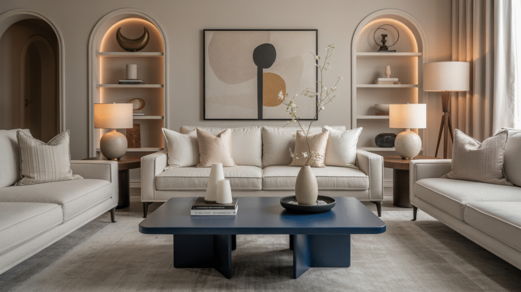 Navy Blue Coffee Table