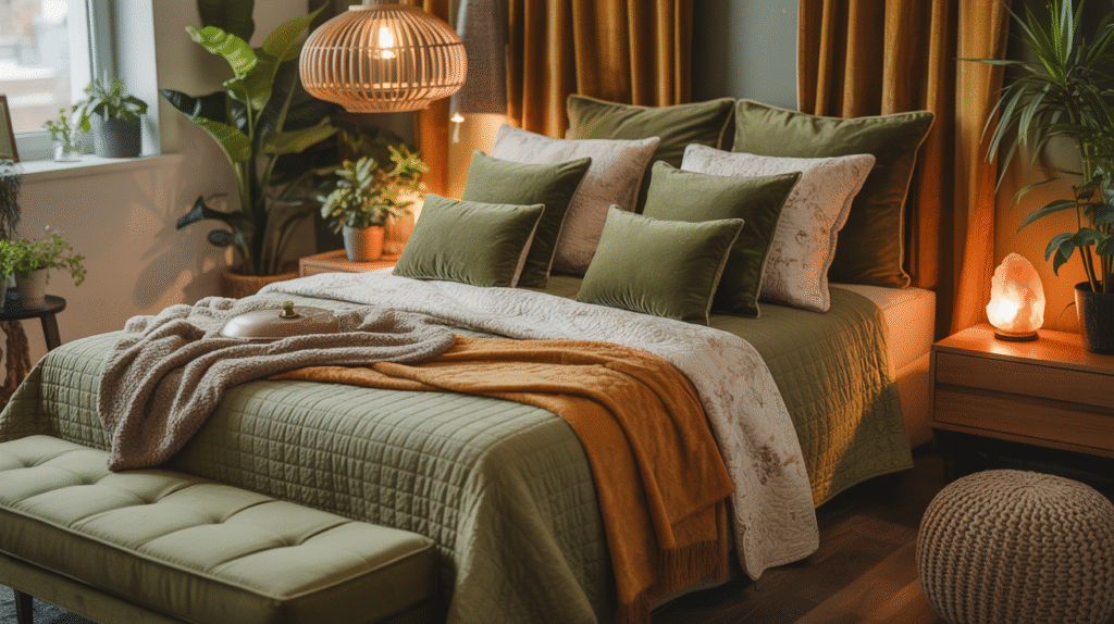 Olive Green Throw Pillows