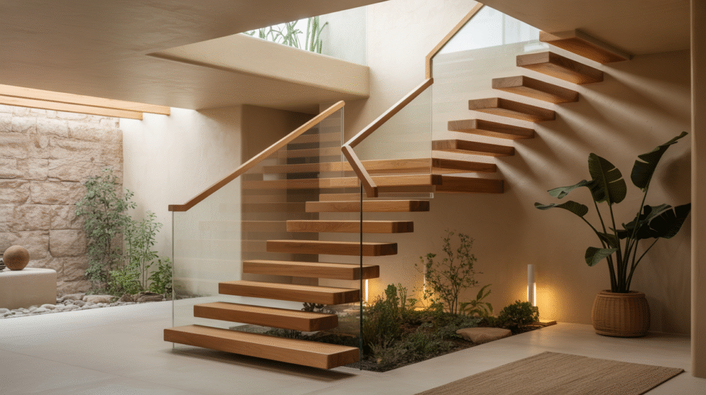  Organic Modern Staircase Retreat