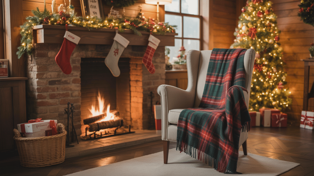 Plaid Throw Blanket
