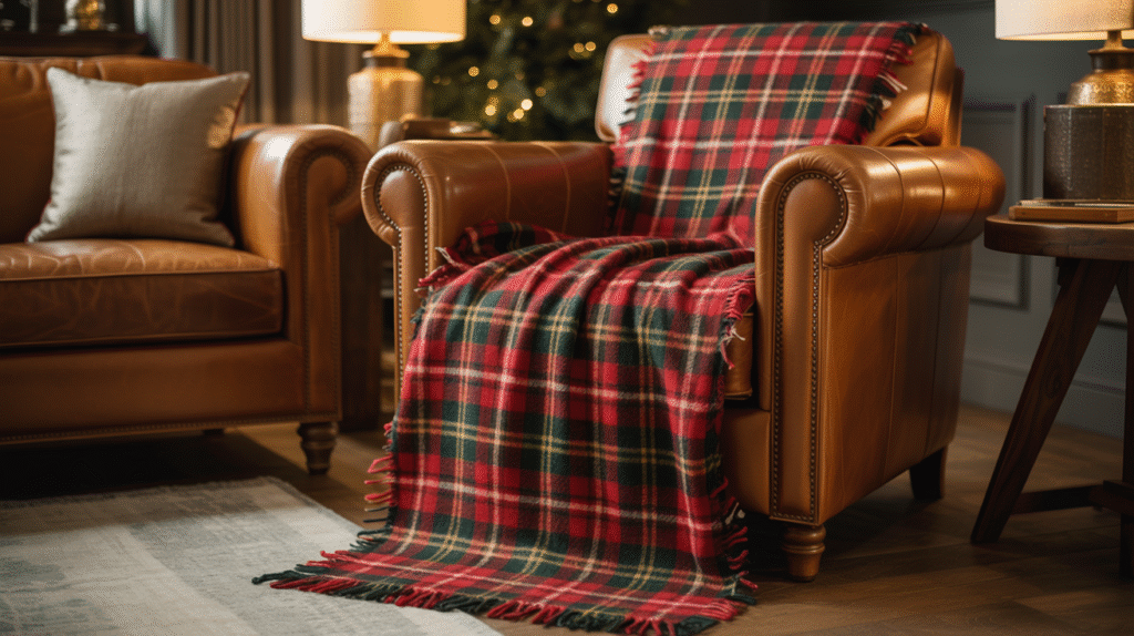 Ralph Lauren Plaid Throw Blanket