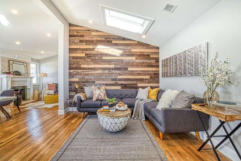 Rustic Wood Accent Wall