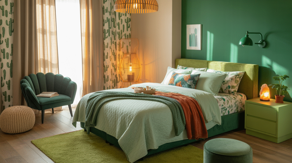Sea Green Accent Chair