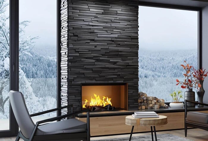  Slate Fireplace