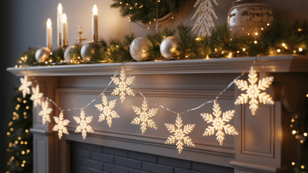 Snowflake String Lights