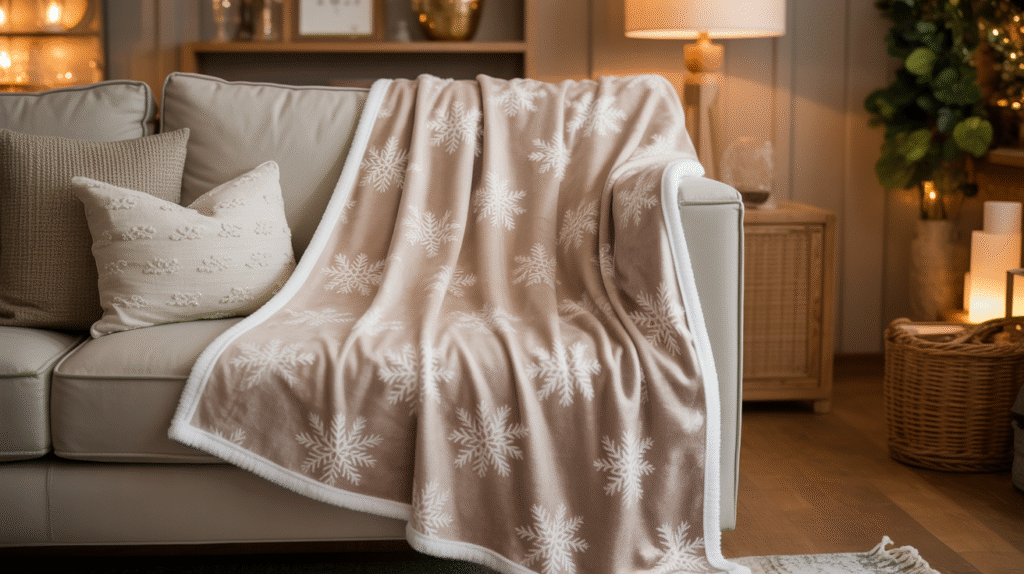 Snowflake Throw Blanket