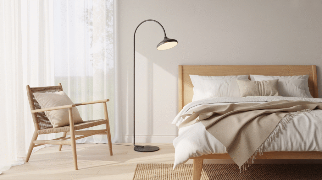  Swan-Necked Floor Lamp