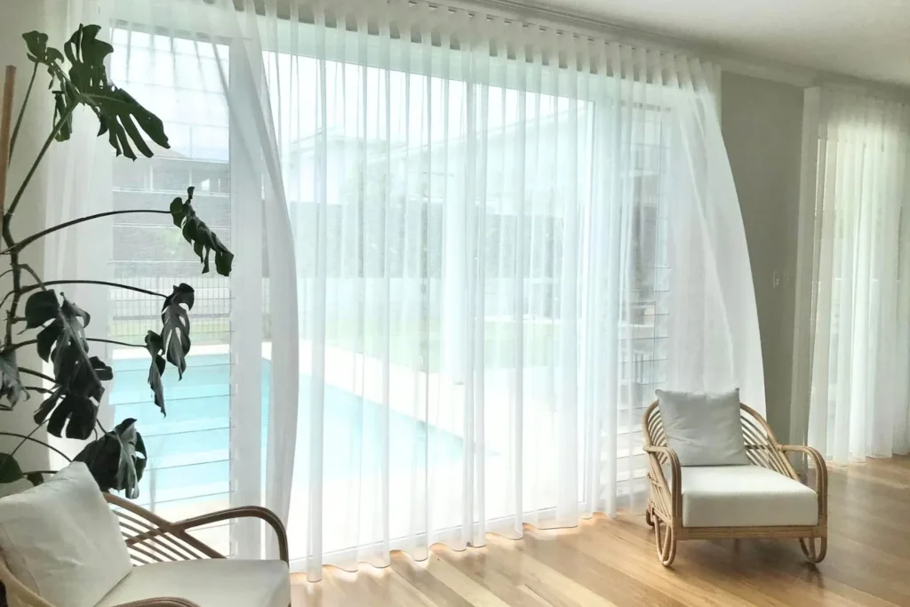 Use Sheer White Curtains