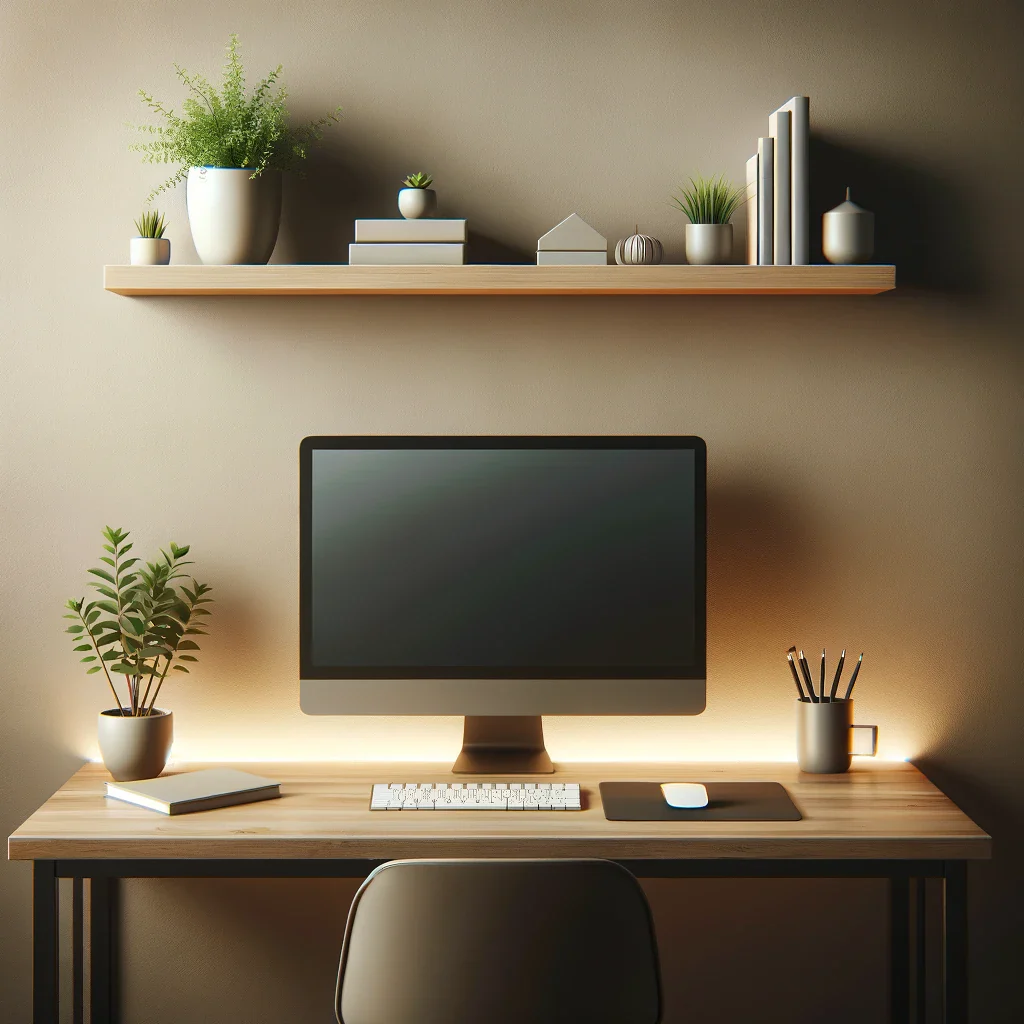 Wall-Mounted Floating Shelves